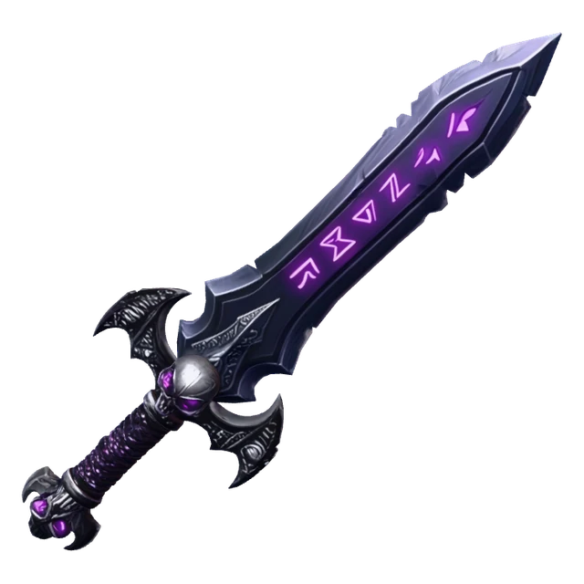Espasa morada: model 3D (armes) d’Alex Álvarez