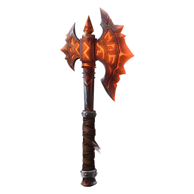 Destral de foc: model 3D (armes) d’Alex Álvarez