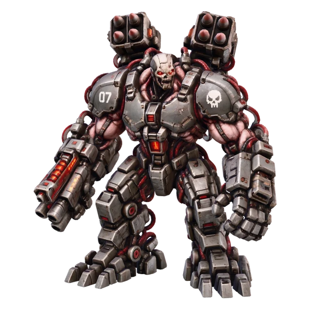 Robot d’armes: model 3D (personatges) d’Alex Álvarez