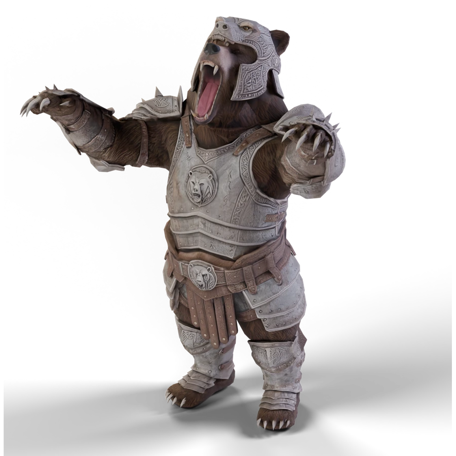 Personatge 3D amb rig i animació a punt per a Unreal Engine